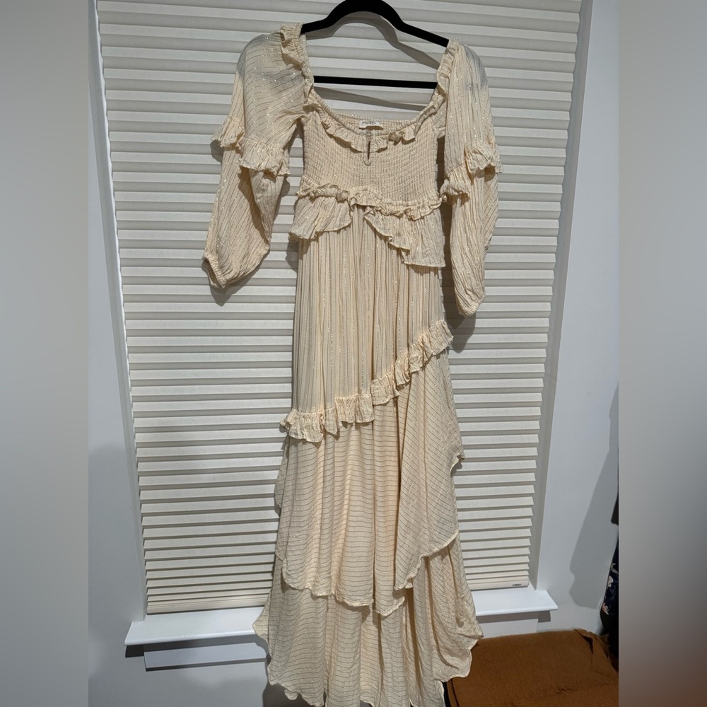 Spell Clementine Off-Shoulder Maxi Dress